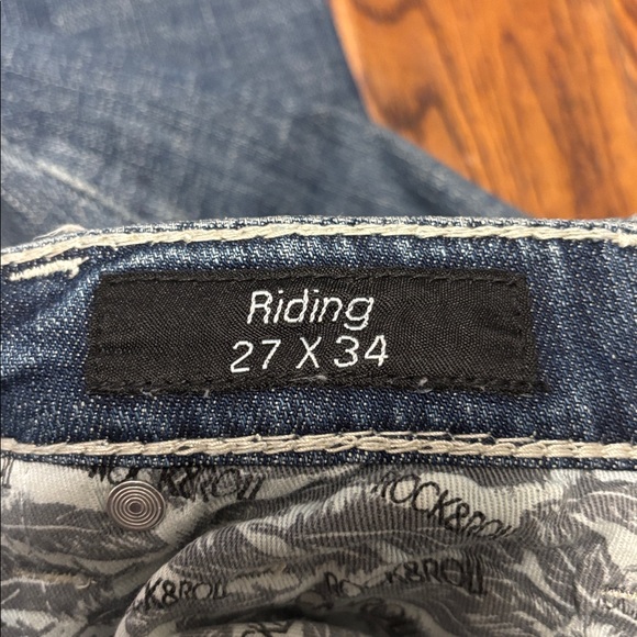 Rock & Roll Demin Riding Jeans Men’s Size: 27X34 - Picture 8 of 8